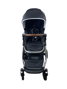 secondhand Mockingbird Single to Double Stroller, 2022, Silver with Penny Leather, Watercolor Drops, Black