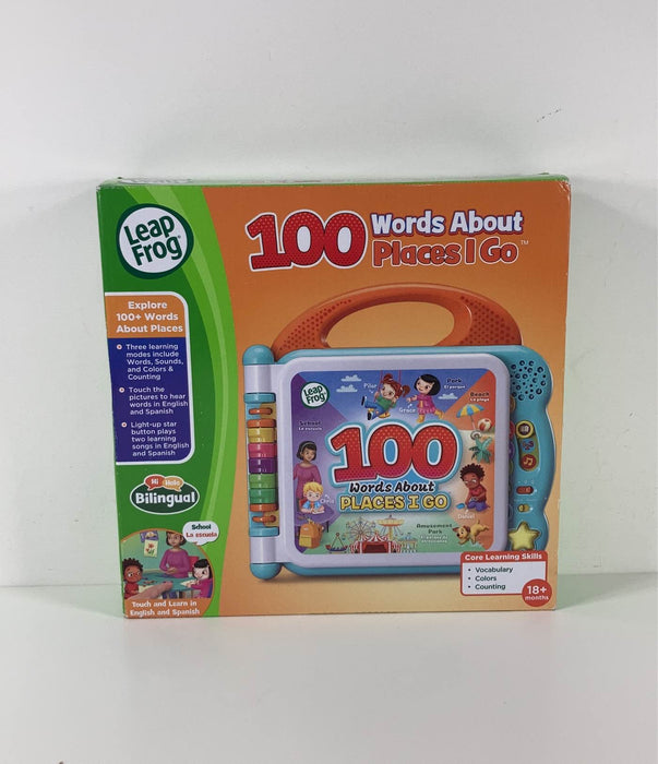 used Leap Frog 100 Words About Places I Go Book