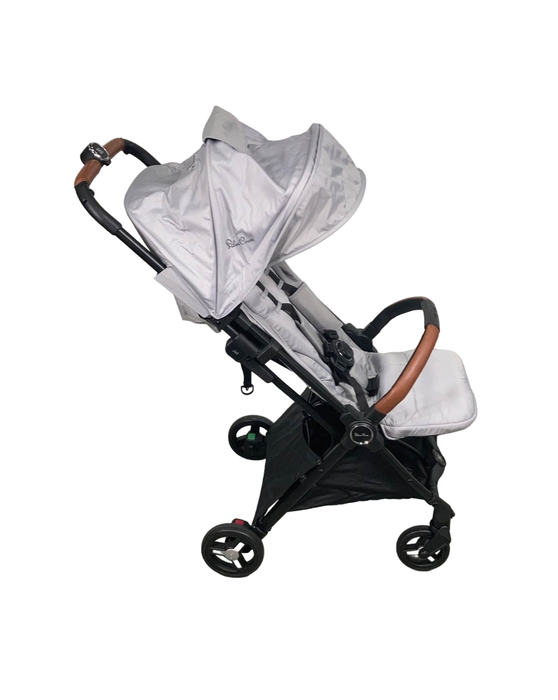 secondhand Silver Cross Jet Compact Stroller, 2022, Sterling Silver