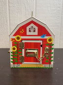 secondhand Melissa & Doug Wooden Latches Barn