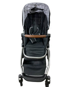 secondhand Mockingbird Single to Double Stroller, Silver with Penny Leather, Black , Windowpane, 2022