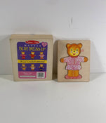 secondhand Melissa & Doug Wooden Bear Dress-Up