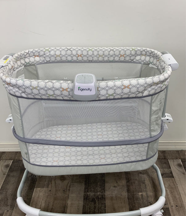 secondhand Ingenuity Dream & Grow Bedside Bassinet, Gently Used Slightly stained