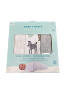 secondhand Aden + Anais Easy Swaddle 3 Pack, 0-3 Months Toile
