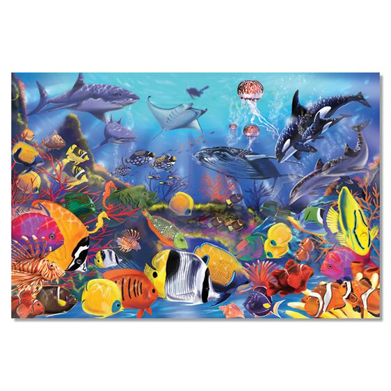 used Melissa & Doug Floor Puzzle