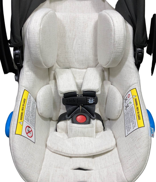 Clek Liing Infant Car Seat, 2022, Marshmallow