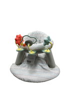 used Skip Hop 2-in-1 Sit-up Activity Baby Chair, Silver Cloud Lining