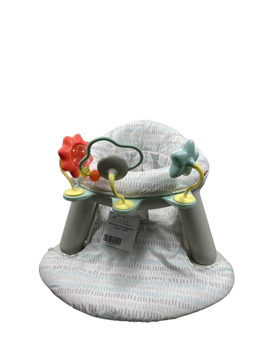 used Skip Hop 2-in-1 Sit-up Activity Baby Chair, Silver Cloud Lining