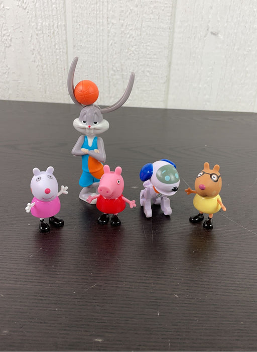 used BUNDLE Plastic Character Toys