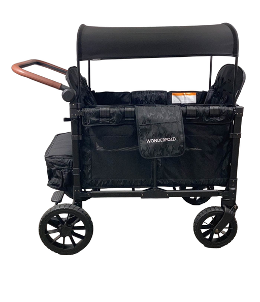 secondhand Wonderfold W4 Luxe Quad Stroller Wagon, 2023, Elite Black Camo