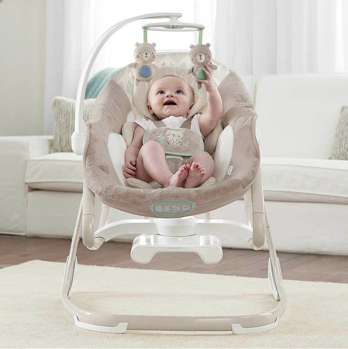 Ingenuity Smart Size Gliding Swing And Rocker, Taylor Teddy