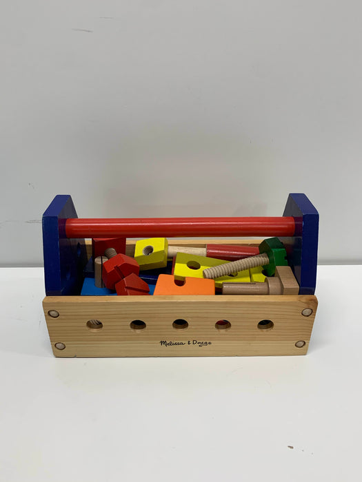 used Melissa & Doug Take-Along Tool Kit Wooden Toy