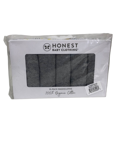 HONEST BABY CLOTHING 10-Pack Organic Cotton Wash Cloths