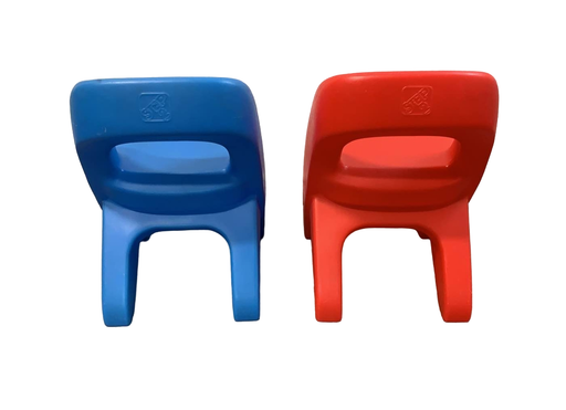 secondhand Step2 Kids Plastic Chair, Set of 2