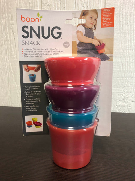 Boon SNUG SNACK Universal Silicone Snack Cup and Lid