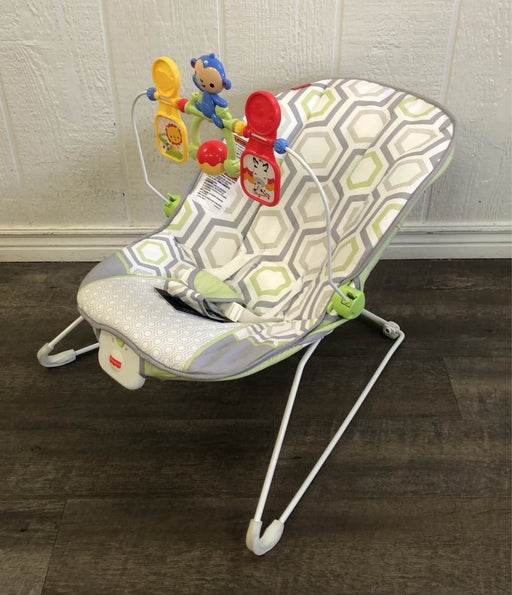 used Fisher Price Baby Bouncer, Geo Meadow