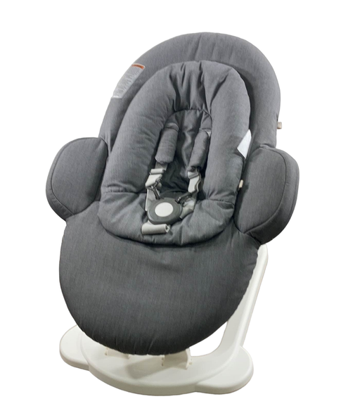 used Stokke Steps Bouncer, Deep Grey White Chassis