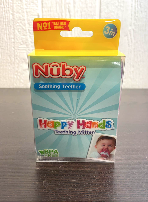 secondhand Nuby Happy Hands Teething Mitten