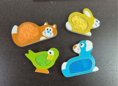 secondhand Melissa & Doug Touch And Feel Puzzle Peek-a-Boo Pets