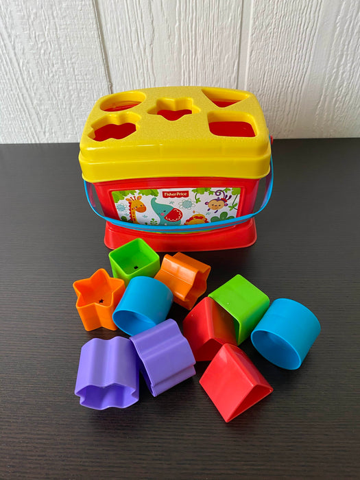 used Fisher Price Brilliant Basics Baby’s First Blocks