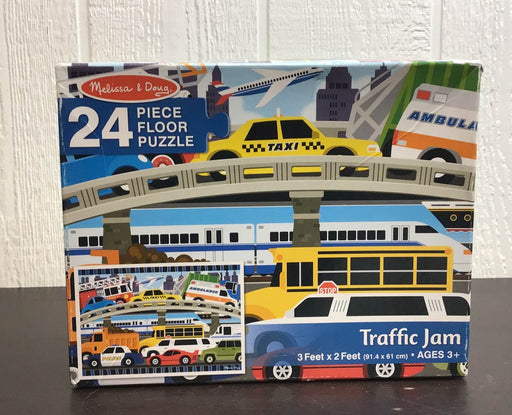 used Melissa & Doug Floor Puzzle, Traffic Jam