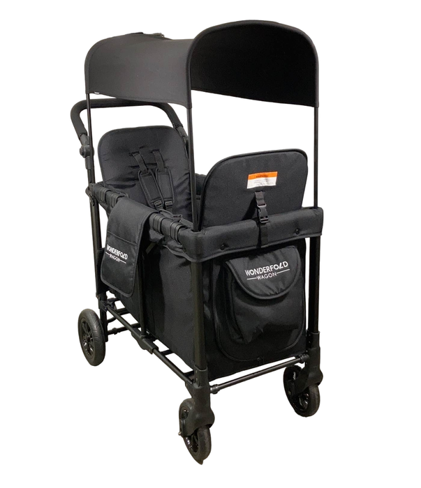 used Wonderfold W2 Original Multifunctional Double Stroller Wagon, 2022, Black