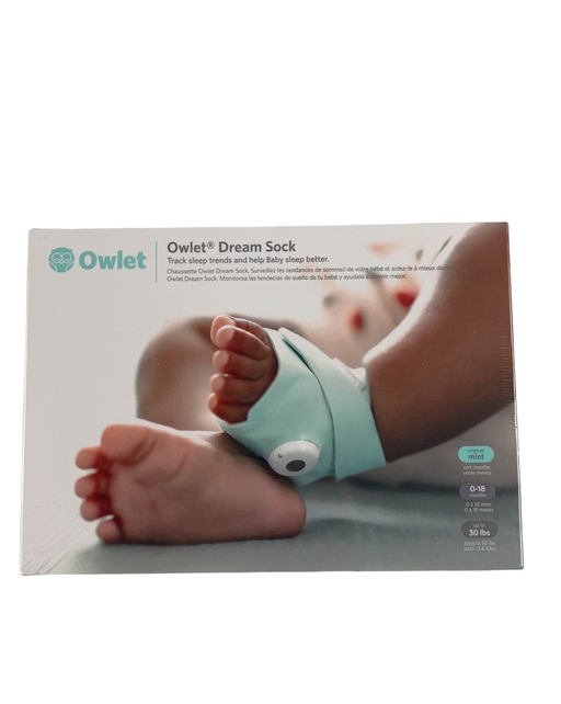 used Owlet Dream Sock, Mint