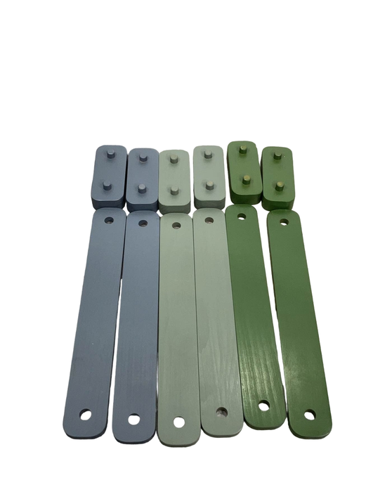 secondhand JumpOff Jo Boardwalk Wood Balance Beam Obstacle Course, Camo