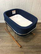 secondhand Wonderfold Baby Bassinet Cradle, Navy