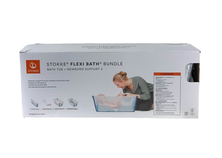 Shop Stokke Flexi Bath Bundle Pack, White, Regular at GoodBuy Gear