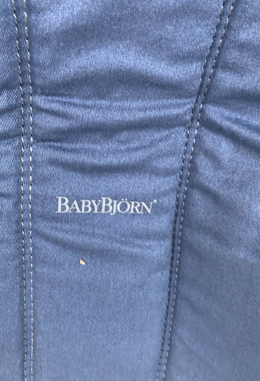 secondhand BabyBjorn Baby Carrier Mini, Vintage Indigo Cotton