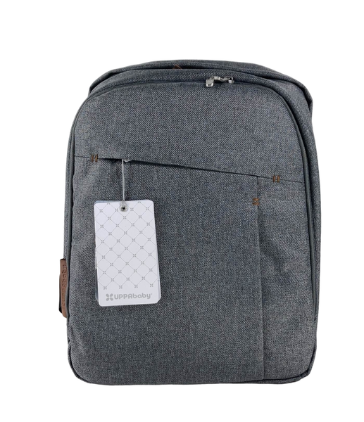 UPPAbaby Changing Backpack, Greyson (Charcoal Melange/Saddle Leather)