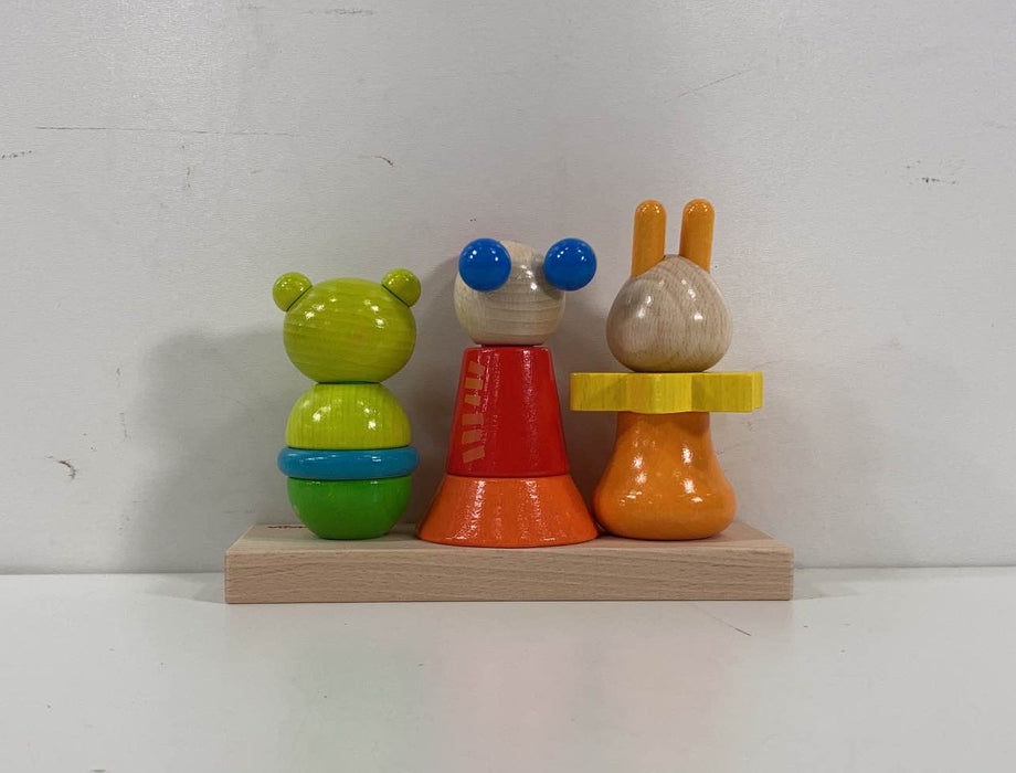 secondhand HABA Animal Garden Wooden Pegging Game