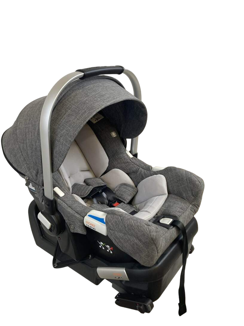 stokke by nuna car seat Stokke PIPA by Nuna Infant Car Seat, 2020, Black Melange