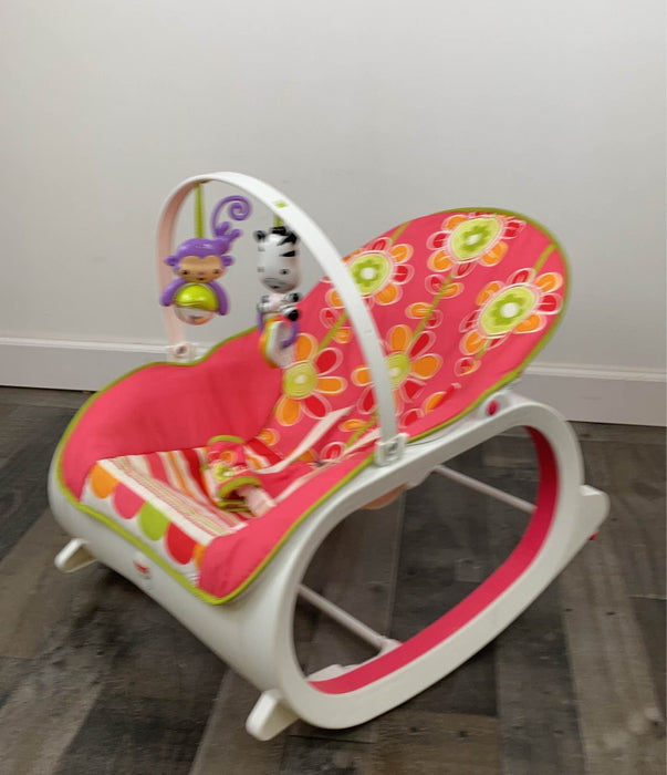 used Fisher Price Infant To Toddler Rocker, Pink