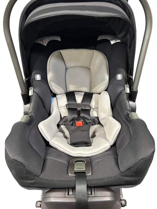 secondhand Nuna PIPA rx Infant Car Seat with RELX Base, 2020, Caviar