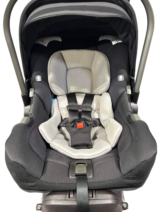 secondhand Nuna PIPA rx Infant Car Seat with RELX Base, 2020, Caviar