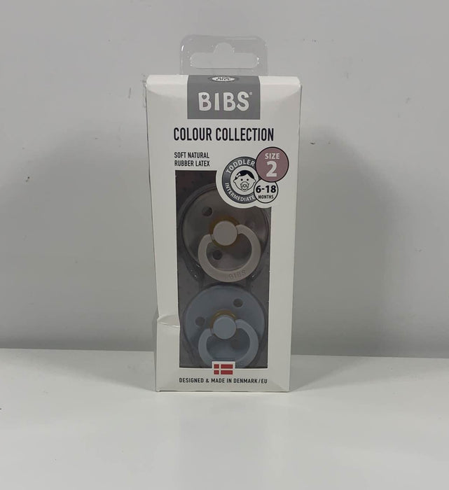Shop BIBS 2-Pack Pacifiers, Cloud/Sand, Size 2 (6+ months) at GoodBuy Gear