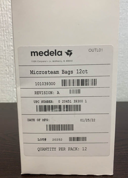 used Medela Quick Clean Micro Steam Bags