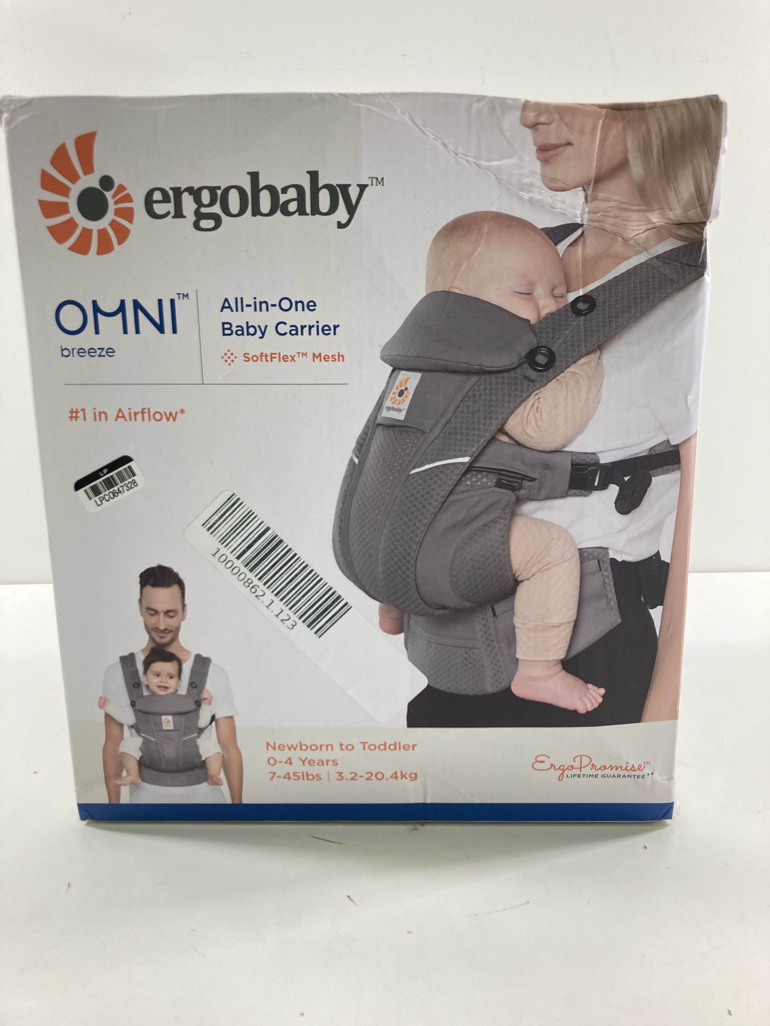 Ergobaby Omni Breeze Baby Carrier, Graphite Grey