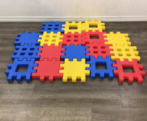 secondhand Little Tikes Big Waffle Block Set