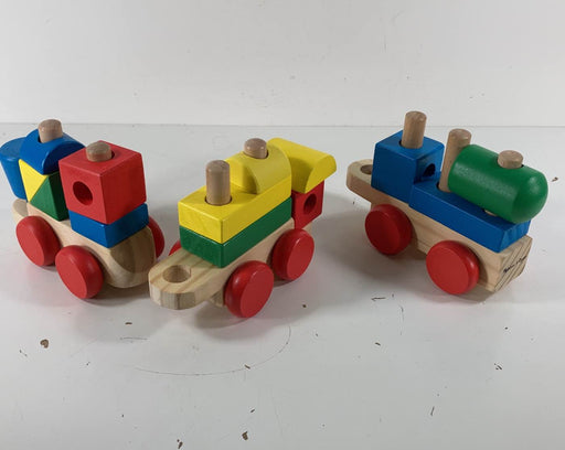 secondhand Melissa & Doug Stacking Train Toddler Toy