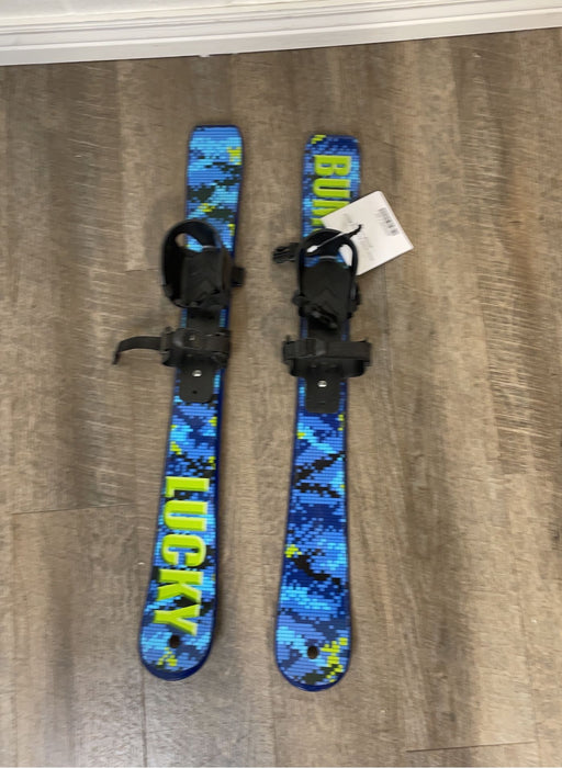 used Lucky Bums Kids Beginner Skis