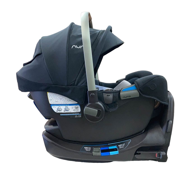 secondhand Nuna PIPA rx Infant Car Seat, 2023, Caviar