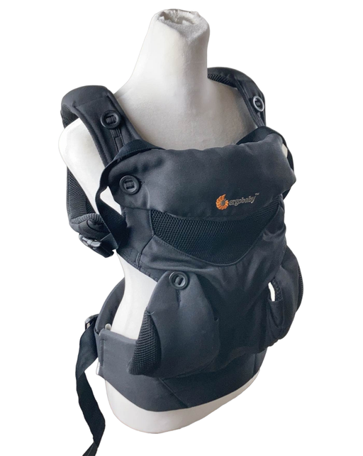 used Ergobaby 360 All Positions Cool Air Mesh Baby Carrier, Onyx Black