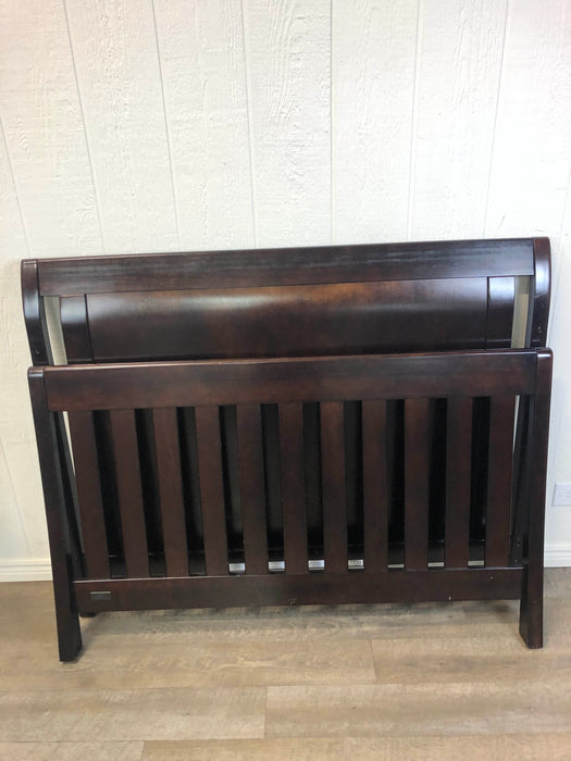 secondhand Simmons Kids Madisson Crib ‘N’ More, With Mattress Espresso