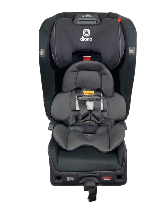 secondhand Diono Radian 3RXT SafePlus Car Seat, Black Jet, 2023