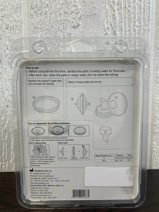 secondhand Spectra Baby Breast Shield Set