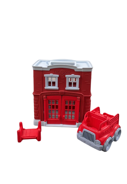 used Green Toys Fire Station Playset