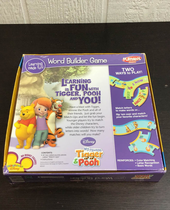 secondhand Playskool My Friends Tigger & Pooh Word Builder Game